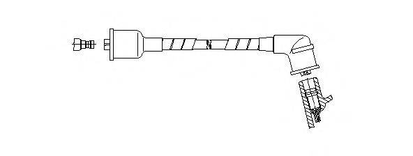 BREMI 741F63 Провід запалювання
