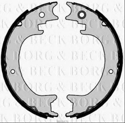 BORG & BECK BBS6476 Комплект гальмівних колодок