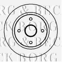 BORG & BECK BBD4011 гальмівний диск