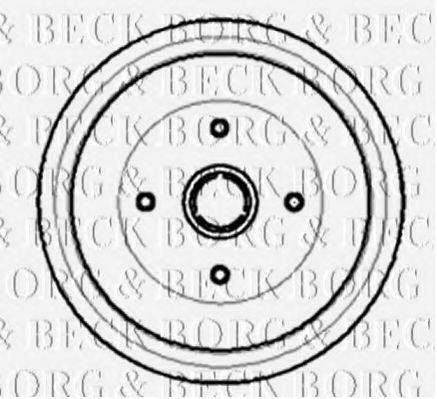 BORG & BECK BBR7003 Гальмівний барабан