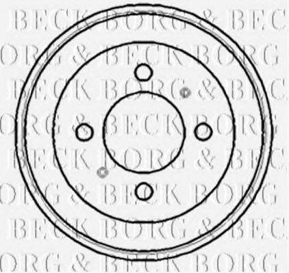 BORG & BECK BBR7104 Гальмівний барабан