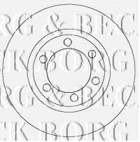 BORG & BECK BBD4367 гальмівний диск