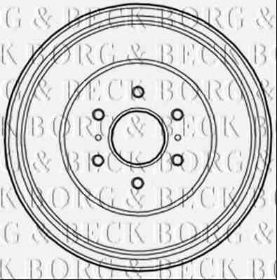 BORG & BECK BBR7221 Гальмівний барабан