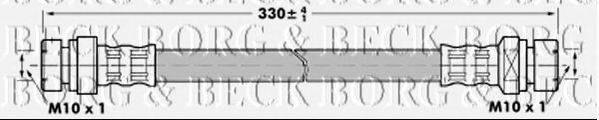 BORG & BECK BBH7038 Гальмівний шланг