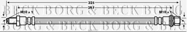 BORG & BECK BBH7717 Гальмівний шланг