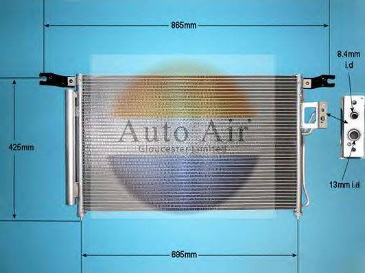 AUTO AIR GLOUCESTER 161098 Конденсатор, кондиціонер