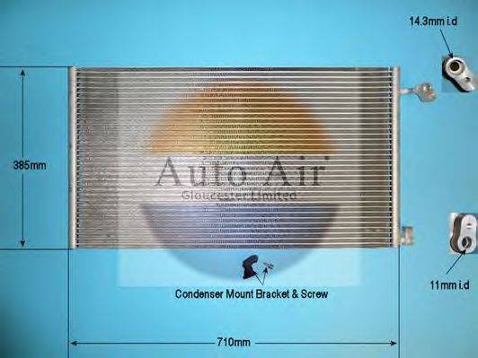 AUTO AIR GLOUCESTER 161279A Конденсатор, кондиціонер