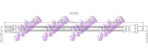 BROVEX-NELSON H1338 Гальмівний шланг
