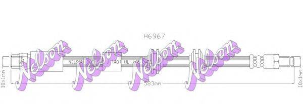 BROVEX-NELSON H6967 Гальмівний шланг
