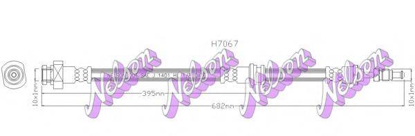 BROVEX-NELSON H7067 Гальмівний шланг