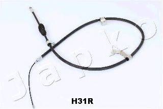 JAPKO 131H31R Трос, стоянкова гальмівна система