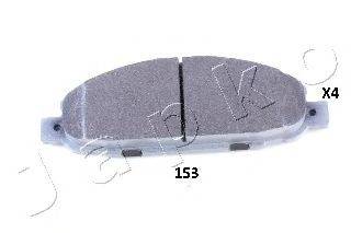 JAPKO 50153 Комплект гальмівних колодок, дискове гальмо