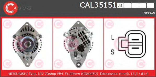 CASCO CAL35151AS Генератор