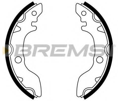 BREMSI GF0887 Комплект гальмівних колодок