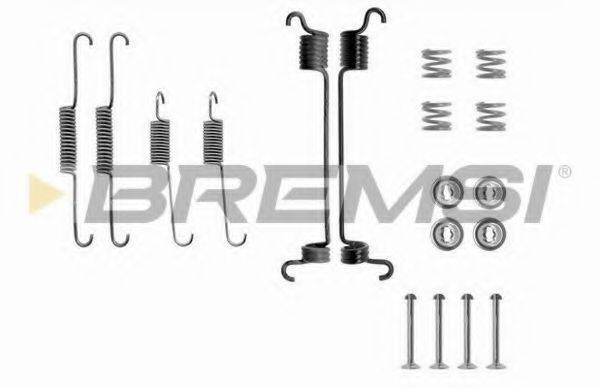 BREMSI SK0741 Комплектуючі, гальмівна колодка