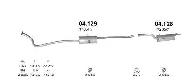 POLMO POLMO01572 Система випуску ОГ