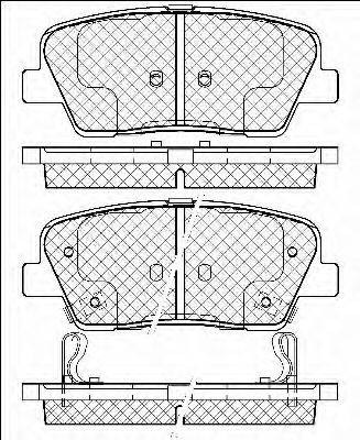 BSF 20051 Комплект гальмівних колодок, дискове гальмо