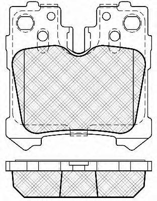 BSF 20064 Комплект гальмівних колодок, дискове гальмо