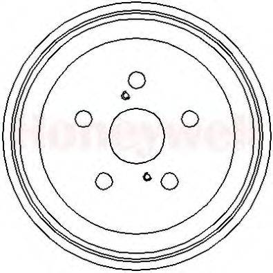 BENDIX 329087B Гальмівний барабан