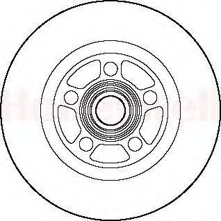 BENDIX 561445B гальмівний диск