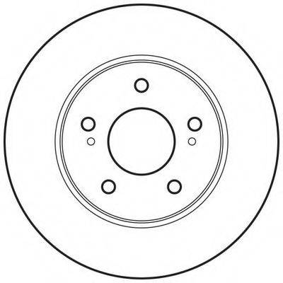 BENDIX 562758BC гальмівний диск