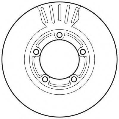 BENDIX 562800BC гальмівний диск