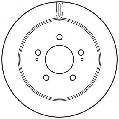 BENDIX 562804BC гальмівний диск