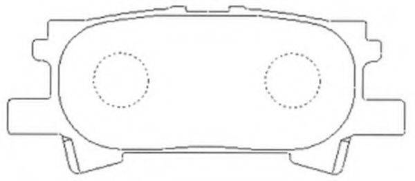 FIT FP0996 Комплект гальмівних колодок, дискове гальмо