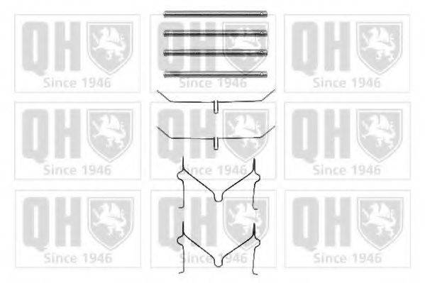 QUINTON HAZELL BFK790 Комплектуючі, колодки дискового гальма