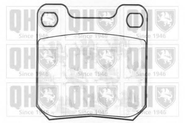 QUINTON HAZELL BP1200 Комплект гальмівних колодок, дискове гальмо