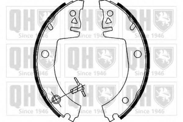 QUINTON HAZELL BS821 Комплект гальмівних колодок