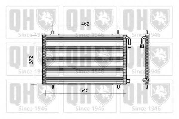QUINTON HAZELL QCN153 Конденсатор, кондиціонер