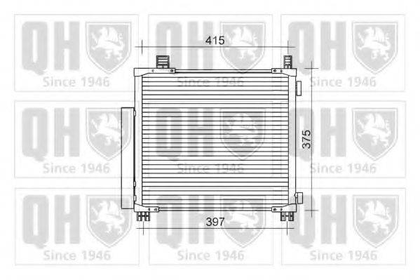 QUINTON HAZELL QCN649 Конденсатор, кондиціонер