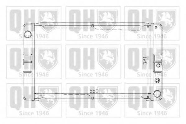 QUINTON HAZELL QER1432 Радіатор, охолодження двигуна