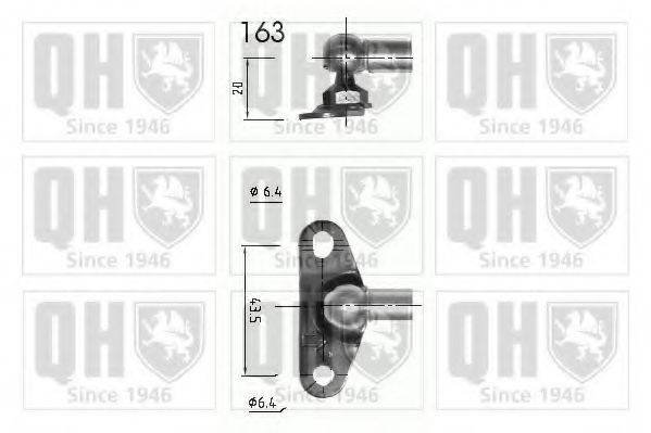 QUINTON HAZELL QTS840282 Газова пружина, кришка багажника