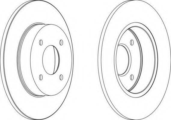 FERODO DDF12351 гальмівний диск