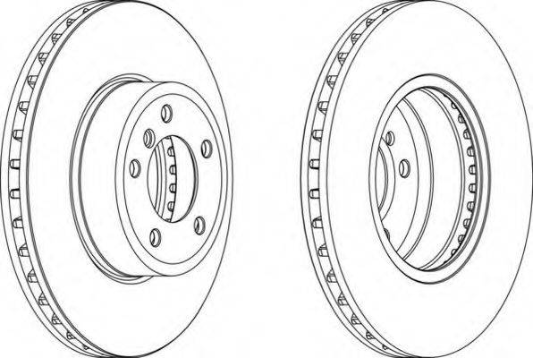 FERODO DDF1242C1 гальмівний диск
