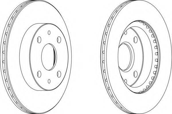 FERODO DDF13941 гальмівний диск