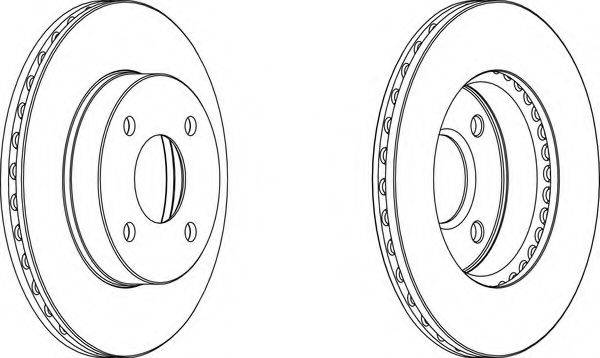 FERODO DDF18841 гальмівний диск