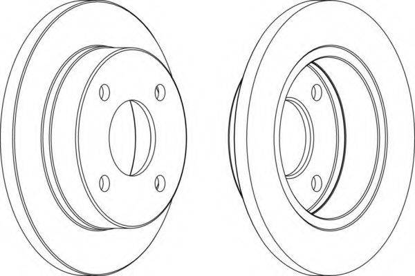 FERODO DDF2021 гальмівний диск