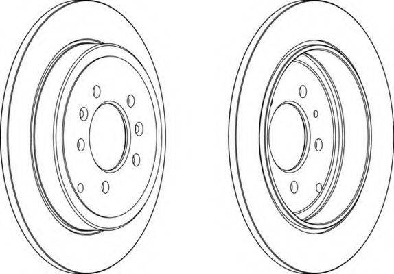 FERODO DDF2451 гальмівний диск
