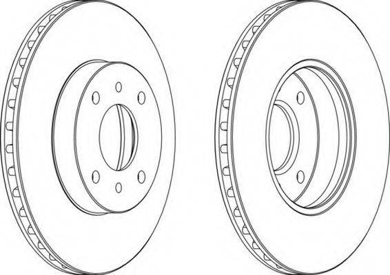 FERODO DDF959C1 гальмівний диск