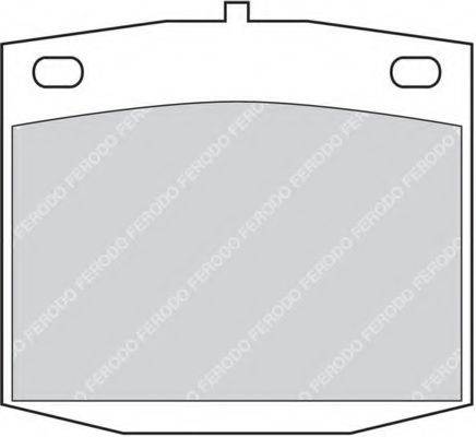 FERODO FDB180 Комплект гальмівних колодок, дискове гальмо