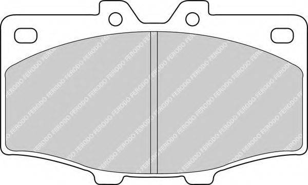 FERODO FDB288 Комплект гальмівних колодок, дискове гальмо