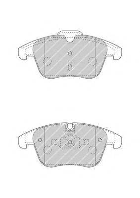 FERODO FDB4498 Комплект гальмівних колодок, дискове гальмо