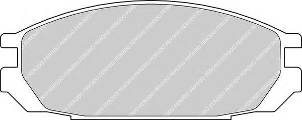 FERODO FDB937 Комплект гальмівних колодок, дискове гальмо