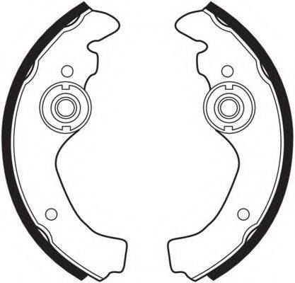 FERODO FSB23 Комплект гальмівних колодок