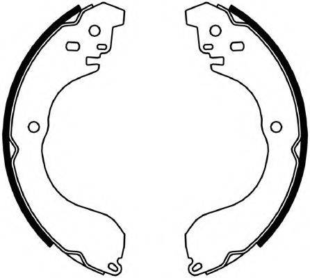 FERODO FSB4053 Комплект гальмівних колодок