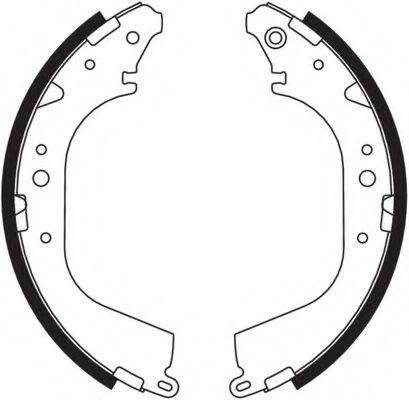 FERODO FSB559 Комплект гальмівних колодок