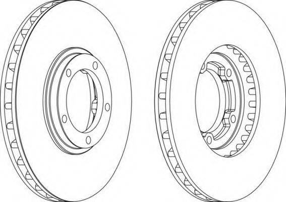 FERODO DDF1658 гальмівний диск